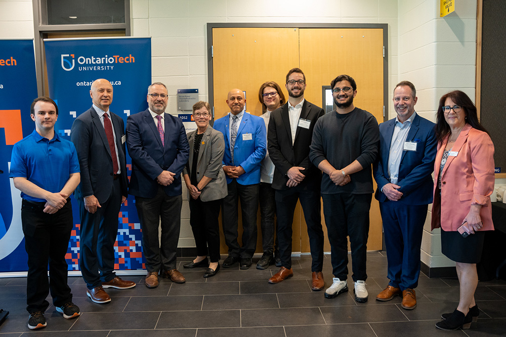 Ceremony to commemorate the naming of the Bruce Power Thermalhydraulics Laboratory in Ontario Tech University