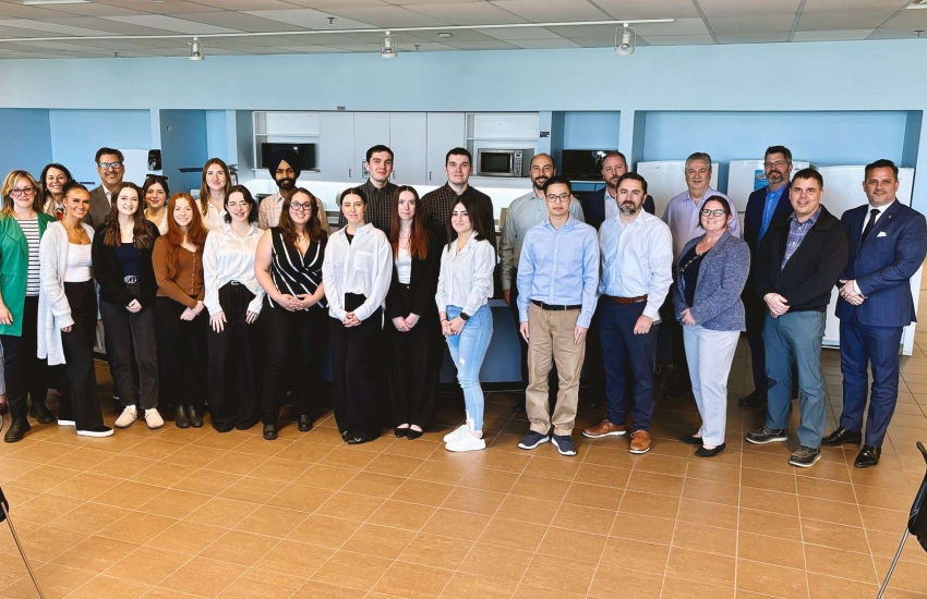 Students, faculty and staff from St. Clair College's Interior Design program
